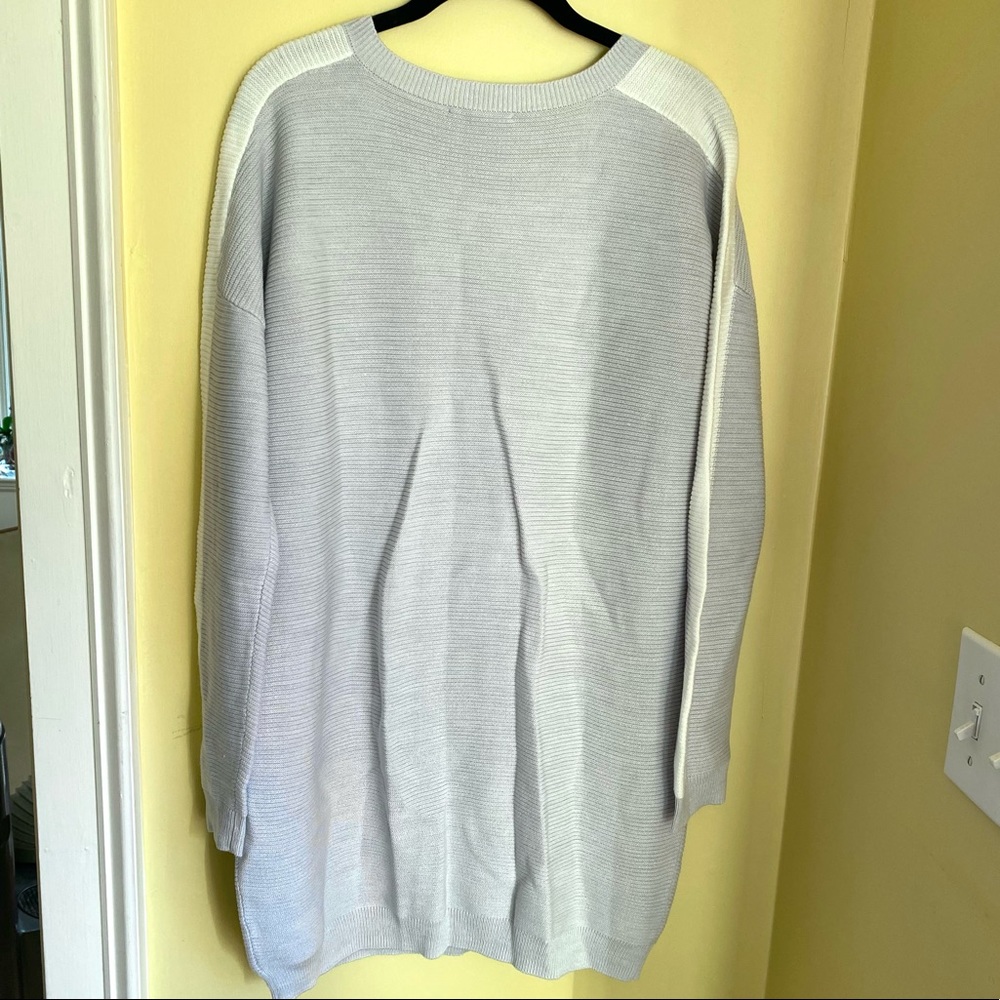 ASOS Oversized Ribbed V-Neck Sweater - Picture 3 of 5